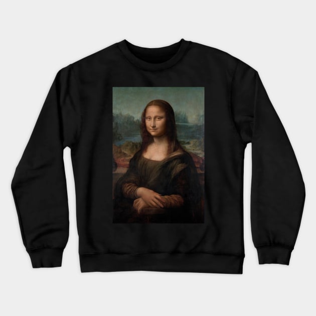 Art Printing- Mona Lisa Crewneck Sweatshirt by RosMir